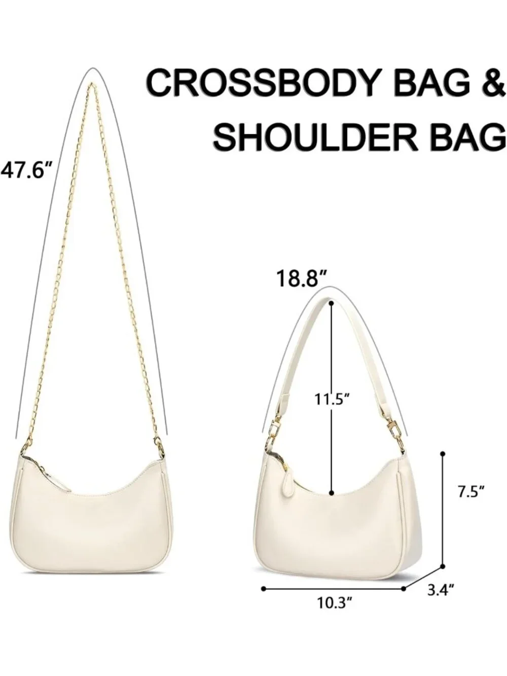 Cute Hobo Shoulder Bag for Women | Retro Underarm Tote Purse & Handbag